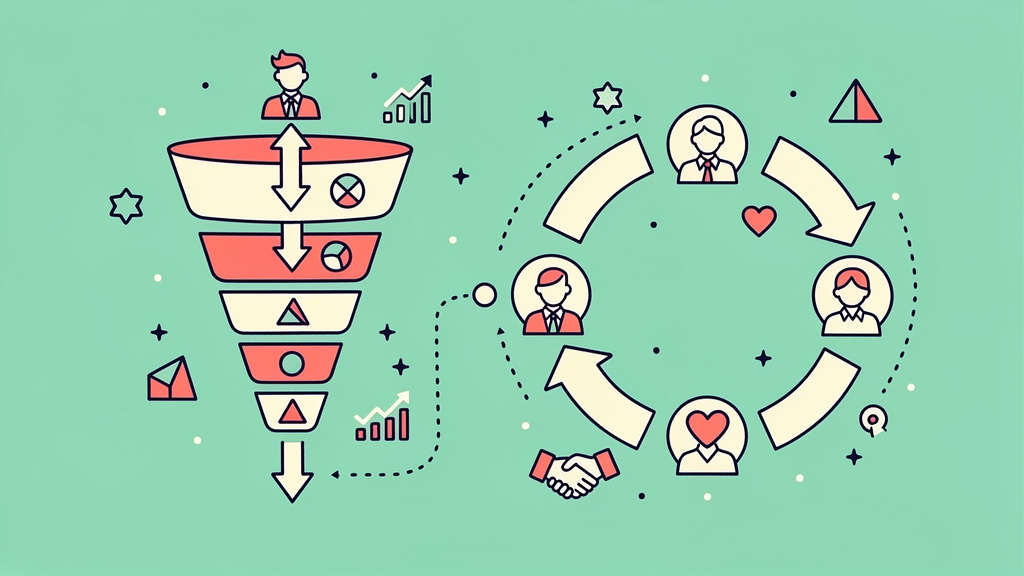 Lejek liniowy vs. Lejek cykliczny – który model domykania sprzedaży wybrać?