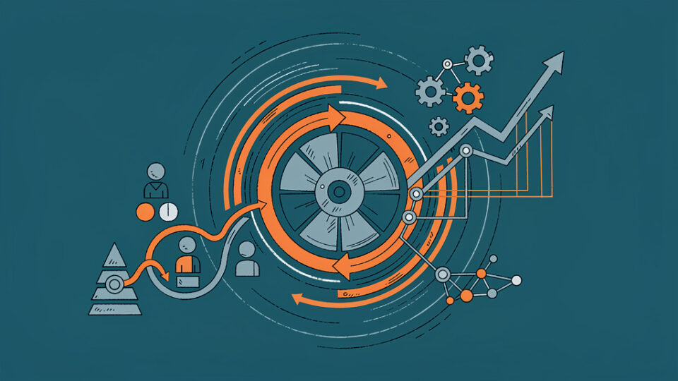 Model koła zamachowego w sprzedaży: Budowanie niepowstrzymanego pędu
