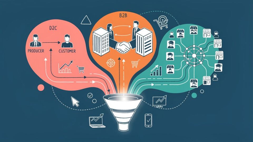 Modele biznesowe w internecie: D2C, B2B, Marketplace – co wybrać?